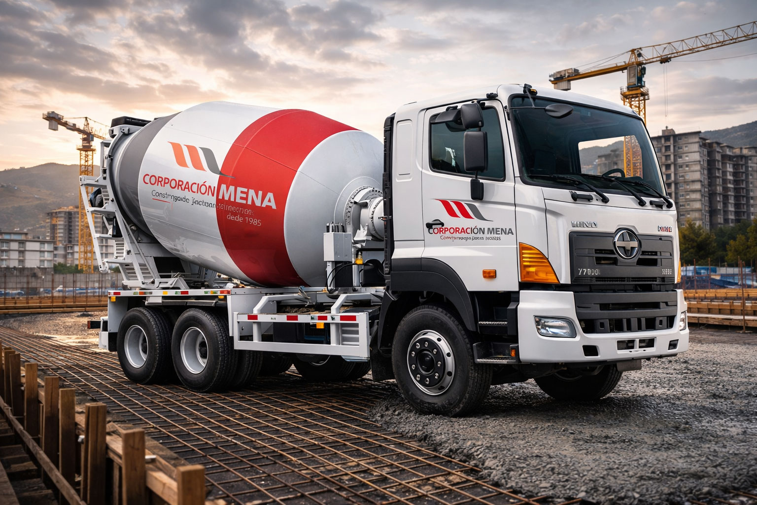 Hormigonera y bombeo para grandes proyectos